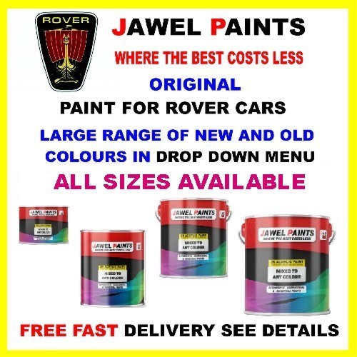 Car paint rover colours - paint,