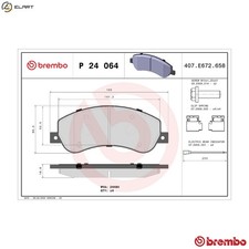BRAKE PAD SET DISC BRAKE P 24
