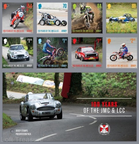 Jersey stamps 100 years - jersey, jmc