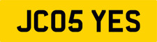 JC05 YES PRIVATE DVLA CAR REG